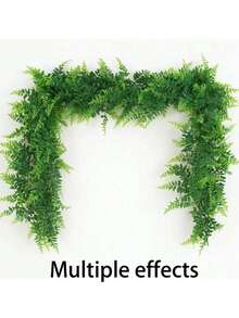 3pcs Artificial Bamboo Leaf Vines - Suitable For Home, Yard, Air Conditioner Pipe Cover, Indoor/Outdoor Hanging Decor, All Seasons Home Decor Christmas Decorations Room Decor Christmas