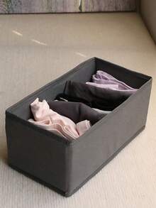 Waschbare Aufbewahrungsbox aus Vliesstoff 3 Stücke Set ohne Deckel, Schublade, kleine Aufbewahrungsbox, faltbar, Dreier-Set, Aufbewahrung für Unterwäsche, Socken, Dekorationen, Festdekoration, Raumdekoration, Heimdekoration, Schlafzimmerdekoration, Organizer, Heimspeicherung, für weiße T-Shirts Damen, schwarze Hosen Damen, Damen Winterkleidung, Kleideraufbewahrung