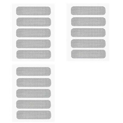 3-delat reparationskit för skärm, stark självhäftande skärmtejp, lämplig för skärmdörrar och nätskärmar, stark självhäftande glasfibertejp för