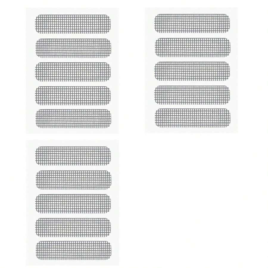 3-Piece Screen Repair Kit, Strong Adhesive Screen Tape, Suitable For Screen Doors And Mesh Screens, Strong Adhesive Fiberglass Tape For