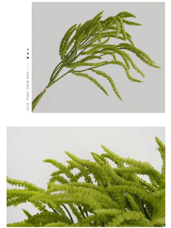 1/3/6 piezas Tallos de plantas artificiales de verdor, helechos falsos para pared de flores DIY, diseño de escena, arreglo floral para jarrón en sala de estar y dormitorio, boda, fiesta, decoración del hogar, relleno de escritorio. Hojas de otoño y primavera, decoración del hogar, decoración de mesa, decoración de granja, flores y plantas falsas resistentes a los rayos UV para colgar en el jardín, porche, caja de ventana exterior.