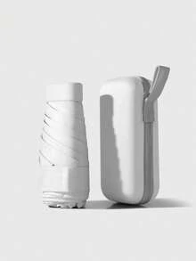 1pc Portable Mini Pocket Umbrella, Folding Umbrella For Rainy And Sunny Days, Mini Pocket Waterproof Portable Travel Umbrella, Parasol For Women With UV Protection, 2-In-1 Mini 60% Folding, Ultra-Light And Compact, Mini Travel Umbrella, Compact And Portable Umbrella For Sunny And Rainy Days, Sun Protection, 99% UV Protection, Suitable For Men And Women, Durable Structure, Sun And Rain Protection, A Must-Have For Back-To-School Season And Travel