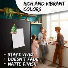 1pc Cute Christmas Tree Fridge Magnet - 3.15 Inch Colorful Decorative Star Top Smiling Face, Acrylic Holiday Decor Suitable For Refrigerator, Kitchen, Door - Christmas New Year Gift, 2D Flat