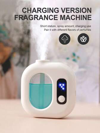 AOYI 小型香薰精油扩散器浴室卧室壁挂式自动喷雾器空气清新剂家庭办公室酒店便携式香薰机除臭香水装置客厅大学宿舍礼物生日圣诞节万圣节新年复活节毕业旅行度假