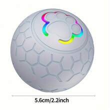 可调节模式的猫狗滚动玩具球 - 互动趣味游戏时间，大型宠物活动球，有趣的设计，耐用的结构 - 彩色 - 查看 15