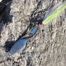 Señuelo de pesca de agua salada Teasers Bass Metal Pesca Señuelo Plata 1.4 oz Forma de hélice - 1 - Ver 8