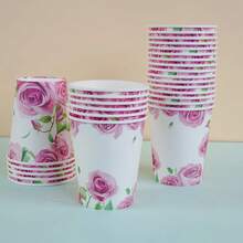 10/50/100 chiếc, cốc giấy 9 oz, chủ đề hoa, cốc dùng một lần trong phòng tắm, cốc đựng nước súc miệng, cốc giấy, cốc uống nước dùng một lần, tiệc tùng, cốc giấy gia dụng và văn phòng, dành cho khách, bạn bè, cốc cà phê dùng một lần, cốc đựng nước, cốc đựng nước ép, cốc đựng kẹo và đồ ăn nhẹ, quà tặng cô dâu, quà tặng, phù hợp cho nhiều lễ hội khác nhau, trang trí tiệc, đồ dùng cho bữa tối gia đình, đồ dùng cho tiệc Giáng sinh - Nhiều màu - Xem 3