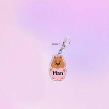 1pieces, ,Spell Back Key Chain, Cartoon Photo Card, Bag Pendant, Cheng Xiao Lu Guangxia Cartoon Surrounding, Acrylic Key Chain Animation Surrounding, Party Gifts, Backpack Pendant. - Multicolor - View 15