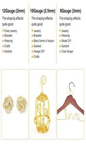 BENECREAT 12 17 18 Guage Aluminum Wire (12 Gauge,100FT) Anodized Jewelry Craft Making Beading Floral Colored Aluminum Craft Wire - Silver - ColorI - 查看 2