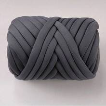 1 Rollo de Hilo de Lana Grueso de Islandia, Hilo Grueso Apropiado para DIY, Ganchillo Hecho a Mano, Cojines, Cama para Gato, Franjas de Hilo Grueso, Adecuado para Tejer Varios Artículos, Sin Herramientas Necesarias, Hecho a Mano