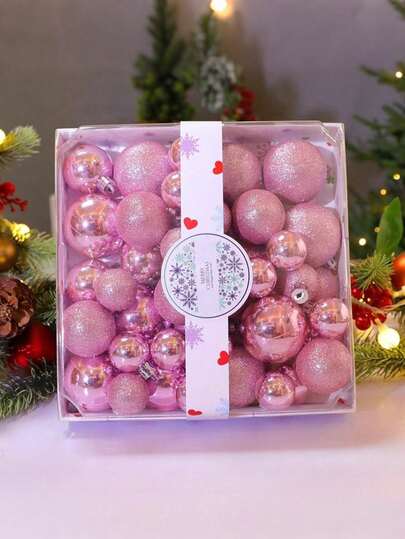 44个圣诞球装饰品，电镀圣诞球礼品，创意圣诞树装饰，圣诞派对用品，适合冬季家居装饰和节日庆典、节日派对、圣诞派对、房间装饰、节日装饰、派对礼品、趣味圣诞派对装饰、圣诞假期、新年快乐、圣诞装饰、送给朋友的完美圣诞礼物、圣诞装饰、家居圣诞礼物、圣诞装饰