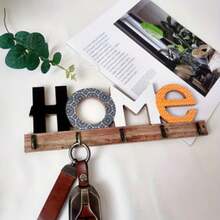 1pc Letter Wall Decor Floating Frame Hook, Vintage Key Hook, Entryway Key Hook, Decorative & Practical Room Decor Hook, Home Decor Hook, Kitchen Accessory Hook, Bathroom Decor Hook, Bedroom Decor Hook, Holiday Gift