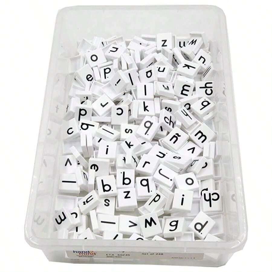 Hand2mind Plastic Lowercase Alphabet Letter Tiles, Plastic Letters For ...