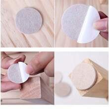 72-Piece Furniture Felt Pad Set - Non-Slip Chair Leg Pads To Protect Hardwood Floors, Metal Finish Furniture And Floor Protector Pads - Neutral Beige Multiple Sizes - Multicolor - View 3