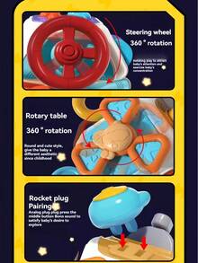 1-6岁儿童忙碌球感官解压玩具，四面和十面抓握旋转益智玩具，培养手眼协调能力，男孩女孩教育礼物 - 彩色 - 查看 10