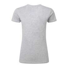 SIGNATURE Womens/Ladies Plain Tagless TShirt (Light Oxford) - Grey - View 2