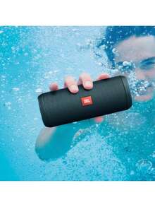 JBL FLIP ESSENTIAL 2 Portable Bluetooth Speaker With Stable Bluetooth Connection And IPX7 Waterproof For Outdoor Travel And Party Music - Black - View 3