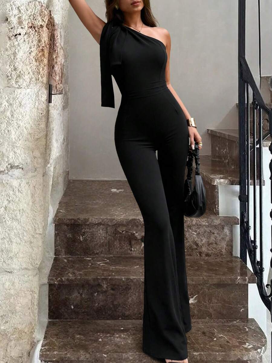 Vestido de unicolor anudado sin cremallera, adecuado para boda, uso diario, actuación en el escenario, concierto, cita, fiesta de cumpleaños