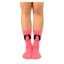 Valentine's Day Socks Women - TeeHee Love Crew Socks 3-Pair Pack - CottonGift Socks For Mom - Women's Shoe 6-9, Men's 8-11 - 如圖709 - 查看 3