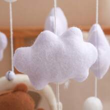 Handmade Baby Sheep & Star & Moon Bed Bell, Baby Mobile Crib, Cute Animal Shaped Toys, Educational, Improve Hand-Eye Coordination, Prevent Myopia, Nursery Room Decor, Mixed Colors, Newborn Rattle Toys, Best Gift For Parent-Child Interaction, Birthday, Christmas