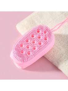 2pcs Silicone Bath Brush - 2-In-1 Cleaning & Massage, Enhance Bathing Experience - Multicolor - View 10