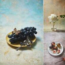 Retro Photography Background Cloth 50*70cm Waterproof Oil Painting Photo Backdrop Props Cosmetic Jewelry Skin Care Photo Decoration