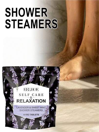 EELHOE Fragrance Shower Tablets, Home Use Refreshing Shower To Relax Mind And Relieve Stress, Long-Lasting Aroma Shower Tablets Can Help You Get Real Relaxation And Relief; Long-Lasting Fragrance, Stress Relief, Mood Improvement.