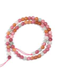 1 hebra de cuentas de piedras naturales Auratus, jade birmano, cristal de sandía, cuentas sueltas de piedras preciosas de curación de energía para hacer joyas, pulseras y collares DIY