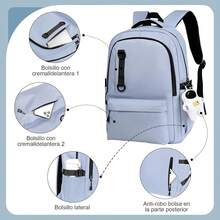 Multipurpose Small Backpack - bleu - Voir 2