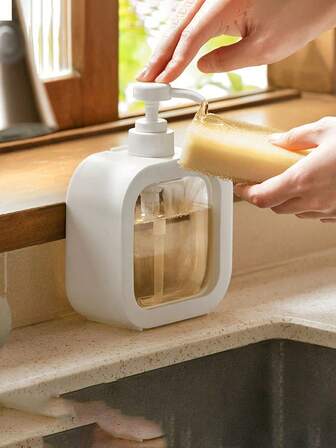 Press-Type Body Wash, Dishwashing Liquid, Shampoo, Empty Bottles, Lotion, Bulk Replacement Bottles, Transparent One Bottle