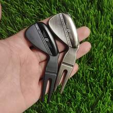 2025 New Hot Selling High Quality Golf Turf Repair Tool Creative Golf Club Green Fork Accessories Lawn Repair Tool - 黑色 - 查看 3