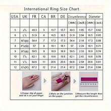 Anillo decorativo de mujer con piedra de turquesa, estilo francés simple y clásico, perfecto para uso diario, fiestas, compromisos, celebraciones y festivales, regalo para ella - Dorado - Ver 4