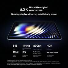 Xiaomi Pad 7 Pro 11.2-Inch 3.2K Ultra-HD Flagship Display, 144Hz High Refresh Rate, 3rd Gen Snapdragon 8s, Android Tablet - Blue - View 2