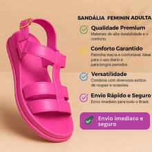 Kit 2 Pares Sandália Papete Feminina Leve Macia Confortável Design Anatômico - JJB