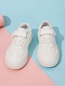 Zapatos de skate versátiles de moda para niños, zapatos deportivos de primavera/otoño - Blanco - Ver 5
