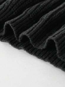 1pc Teen Boy's Solid Klein Blue Minimalist Casual Versatile Commuting Sweater, Autumn/Winter