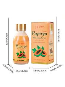 125ml Papaya Extract Brightening Facial Serum, Gently Cleanses Pores, Brightens Complexion, Improves Roughness, Deeply Nourishes And Moisturizes, Leaves Skin Radiant. - Orange - View 13
