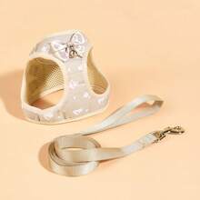 Breathable Mesh Harness For Small/Medium Dogs & Cats, Adjustable Pet Leash, Multi-Layer Design For Comfort And Safety, Suitable For Outdoor Walking And Training