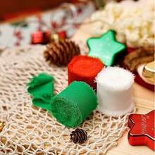 1 Rolle/3 Rollen DIY handgemachtes Quasten Stoff Geschenkverpackung Chiffon Band, 3,8 cm x 5 m Fransen Kanten Bänder, Bänder geeignet für Hochzeitseinladungen, Weihnachtsgeschenk Dekoration, DIY Basteln, Schleifen Herstellen, Hochzeitsdekoration, Brautstrauß, Geschenkverpackung, Party Dekorationen (Rot)