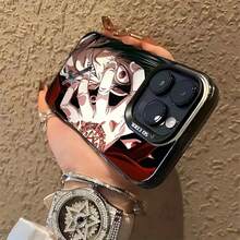Funda de Teléfono Anime Japonés Hellsing Ultimate para 17, 16e, 16, 15, 14, 13, 12, 11,, Pro X XR XSMAX 8, Plus - Cubierta Trasera Mate Anticaídas, Mercancía de Anime,Accesorioóvil,Tema de Hellsing,Cultura,Caja Moldeada por Inyección,Carcasa de Teléfono Duradera,Funda Protectora para Teléfono,Coleccionistas,Amantes del Art17 17promax - Negro - Ver 3