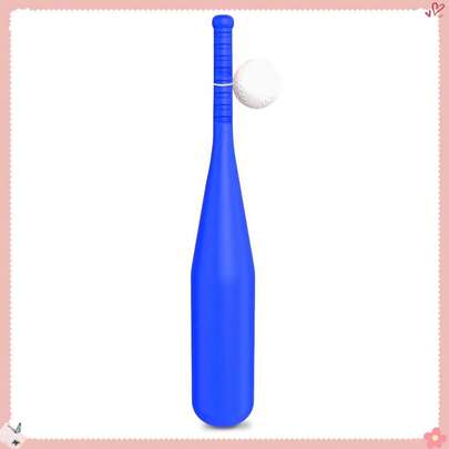 Large Blue Bat And Baseball Set, Outdoor Toy For All Ages