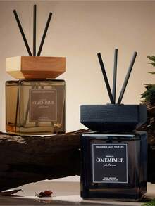 1 Set 16.9fl Oz (500ml) Reed Diffuser Set, Luxury Flameless Aroma Essential Oil Fragrance Sticks, Long-Lasting Scent, Home Bedroom Living Room Bathroom Decor, Summer Refresh, Air Freshener, Car Diffuser, Birthday Graduation Valentine's Gift - 500ml/16.9floz - View 2