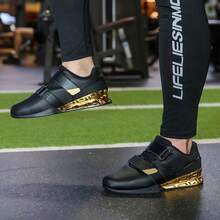 Deadlift Shoes Men, Professional Non-Slip Squat Shoes For Powerlifting, Stable Lifting Training Sneakers With Rubber Sole