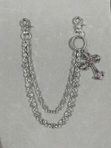 Cross Pants Chain, Wallet Chain, Retro Chain, Double Layer Chain, Hip Hop Punk, Denim Pants Chain, Pocket Chain, Men's Key Chain - Multicolor - View 9