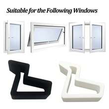 1pc Compact Multi-Function Silicone Door Hook & Window Clip, Heavy Duty Door Stopper, Non-Slip Door Wedge, Firm Grip, Windproof, Suitable For Home, Office, Patio - Multicolor - View 6