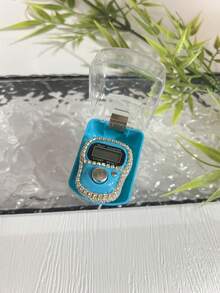 1pc Mini Rhinestone Ring Tally Counter, Colorful Rhinestone Small Finger Electronic Counter, Boxed Rhinestone Counter - Multicolor - View 12