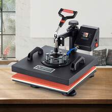 5 In 1 Heat Press, 15" X 15" Clamshell Digital Sublimation For DIY Mug Cap Plate - 查看 9