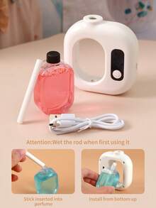 AOYI Small Aroma Essential Oil Diffuser Bathroom Bedroom Wall-Mounted Automatic Sprayer Air Freshener Home Office Hotel Portable Aromatherapy Machine Deodorant Perfume Device Living Room College Dorm Gifts Birthday Christmas Halloween New Year Easter Graduation Travel Vacation