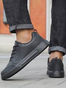 Men's Shoes New Breathable White Shoes Men's And Versatile Thick Soled Sports Board Shoes Shoes Skate Sneakers