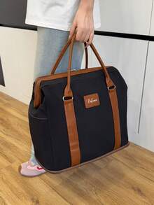 Hardside Wheeled Luggage With Large Capacity For Clothing, Detachable Wheeled Handle Weekend Bag, Removable Top Portion For Use As Overnight Bag/Travel Bag, Luggage Cover, Wheeled Bag, Short-Distance Business Travel Bag, Oxford Cloth Maternity Travel Bag, Suitable For Travel, Vacation, Back To School, Tourism, Dormitory, College Students, High School Students Handbag Luggage Bag For Business For Vacation Holiday Portable Multifunction Travel Duffel Bag Unisex Weekender Bags